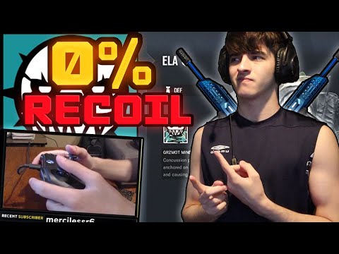 *HANDCAM* On The BEST NO RECOIL ELA Controller Player - Rainbow Six Siege