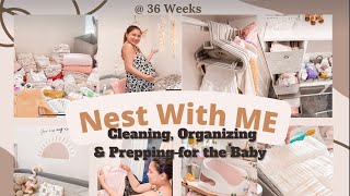 Nest With Me Vlog l Organizing & Preparing for Baby #2 l 36 Weeks Pregnant| Pinay Mom in UK
