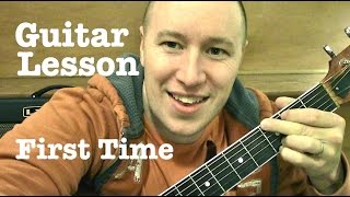 First Time ★ Guitar Lesson ★ EASY TUTORIAL ★ Vance Joy
