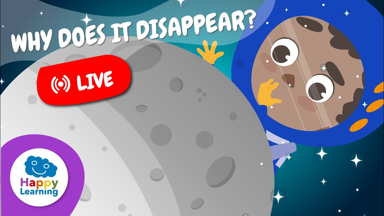 🔴 LIVE: THE MYSTERY OF LUNAR ECLIPSES! 🌗 | Educational Videos for Children | @HappyLearningEN