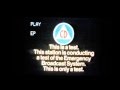 1983 Emergency Broadcast System Test Dallas , Fort Worth , Texas Channel 8