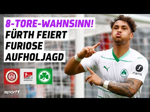 SV Wehen Wiesbaden - SpVgg Greuther Fürth | 2. Bundesliga Tore und Highlights 31. Spieltag