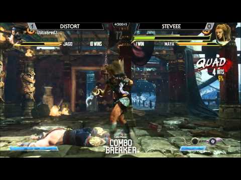 Killer Instinct Saucey Suite @ Combo Breaker 2015 - Distort vs FRQ Steve [720p/60fps]