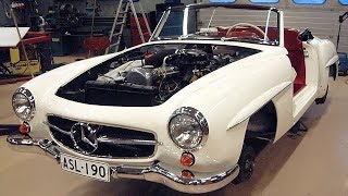 Mercedes-Benz 190SL renovation tutorial video