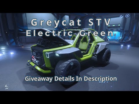 Greycat STV ELECTRIC GREEN + !giveaway info | Star Citizen 3.17.3 | Ultra Wide 21:9