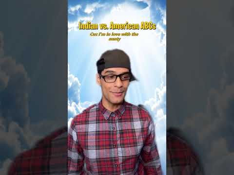 American vs. Indian Kid Saying The Alphabets