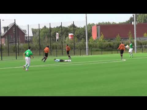 31 aug 2013 VV De Meern B2 - VVZ '49 B1 beker 3-1, Doelpunt VVZ '49 (0-1)