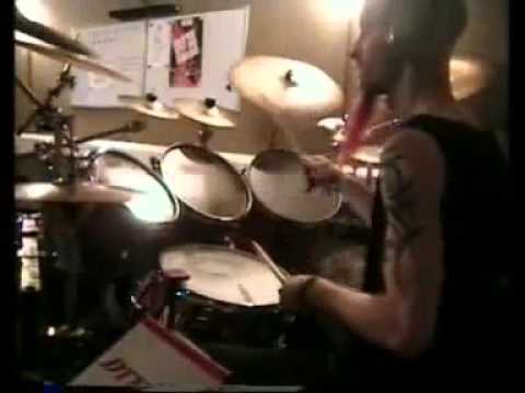 brainchoke rehearsel drumming