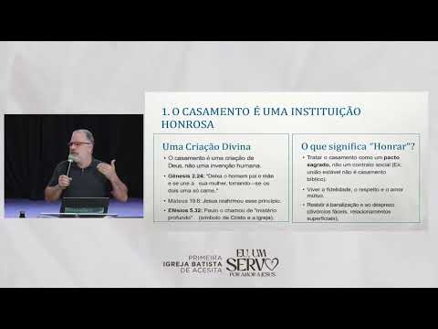 Aula 7.3 - O Sétimo Mandamento | Não adulterarás. Êxodo 20:14 | Pr. Daniel dos Santos.