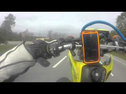 Gulf Coast Supermoto stunt ride | 2 stroke blows up | Brotards on Motards meet