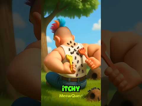 Daddy Cats so Itchy Itchy😹 #comedy #cat #catlovers