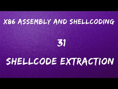 x86 Assembly and Shellcoding - 31 Shellcode Extraction