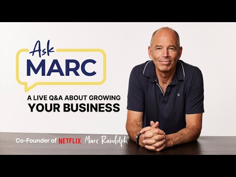 YouTube video about Ask Marc | Free Business Advice Session with the Co-Founder of Netflix