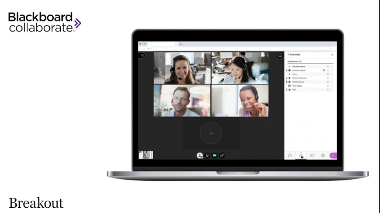 Video over het opzetten van breakout groups in Collaborate
