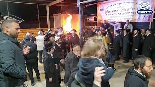 ל"ג בעומר תשפ"ו באומן - ההדלקה לכבוד רבי שמעון בר יוחאי בחצר בציון רבינו הקדוש