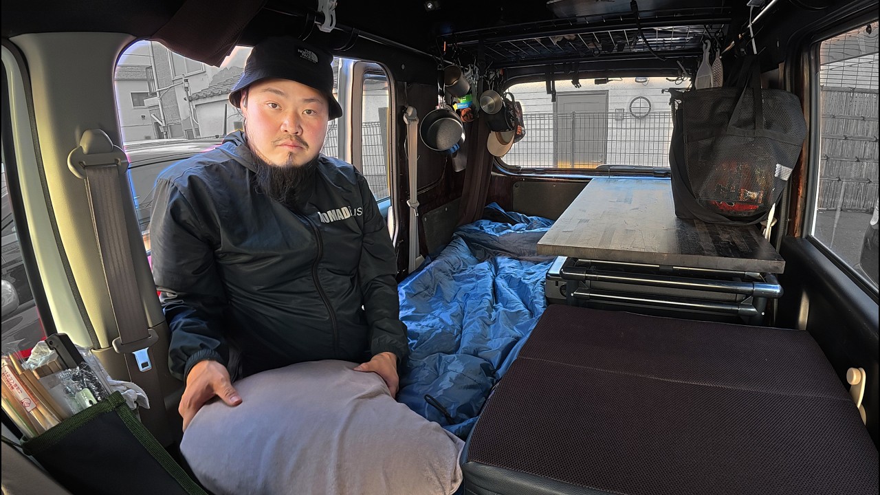 A low day in my homeless van life in Japan