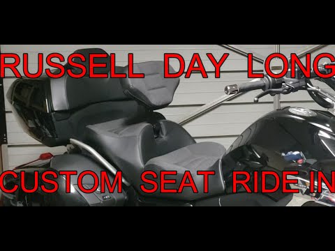 Russell Day Long Custom Seat Ride In Review K1600B GA or Gold Wing
