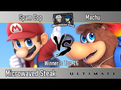 Tamihi 2: Microwaved Steak - Spam Cop (Mario) Vs. Machu (Banjo, ROB) - Pro Top 16 - Smash Ultimate