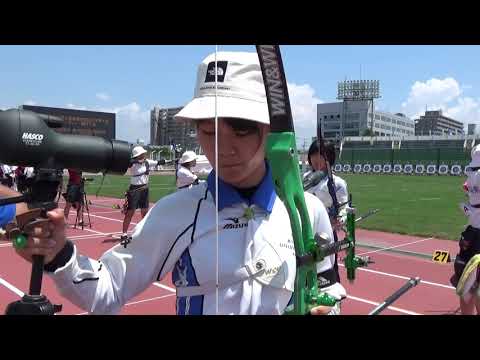 2016年IH アーチェリー 女子 団体 予選ラウンド B⑨
