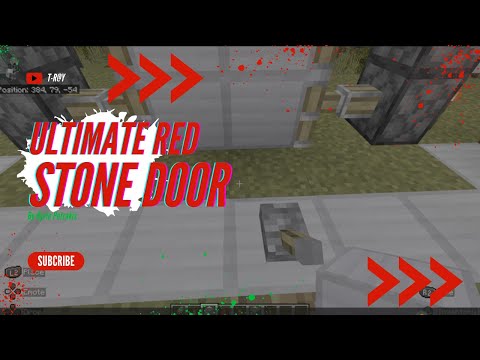 Epic Minecraft Redstone Door Tutorial!🚪|Step-by-Step Guide