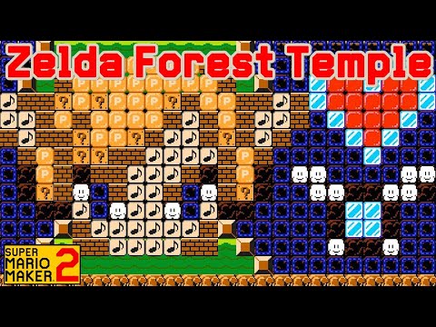 Super Mario Maker 2 - AMAZING "Zelda Forest Temple" Level!