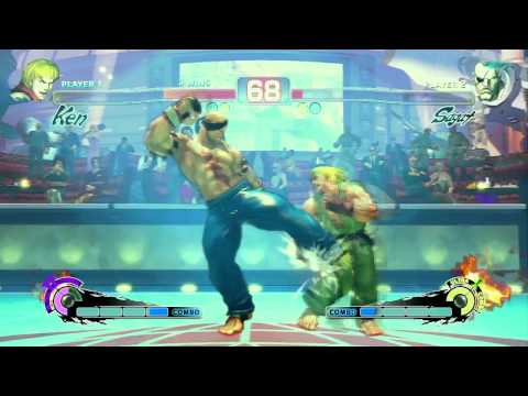 SS2K11 SSFAE Finals w/Commentary - Momochi [Ken] Vs eLive|RF [Sagat]