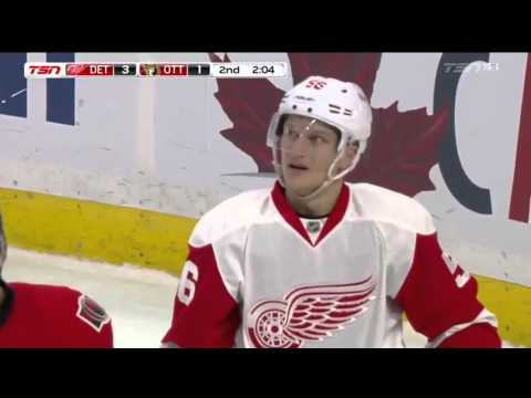 Red Wings at Senators [11/16/15] Highlights 4:3 OT