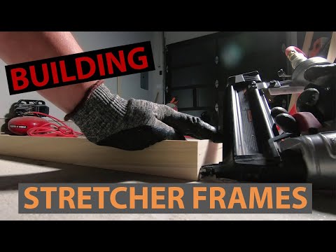 How I Make Canvas Stretcher Frames/Bars