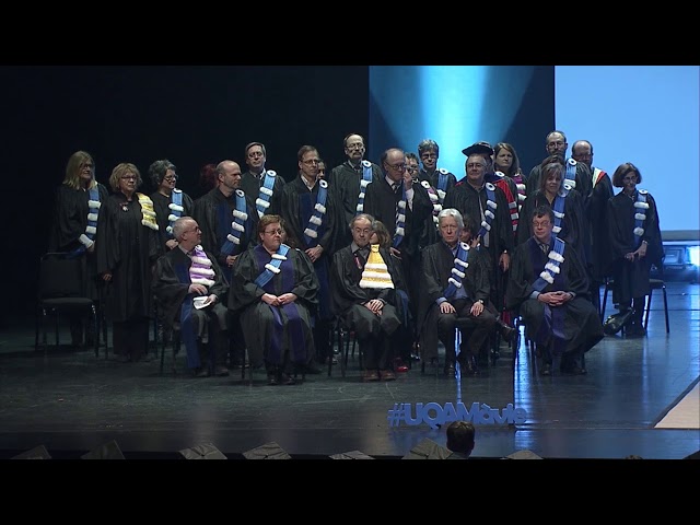 Collation des grades 2017 de la Faculté des sciences humaines