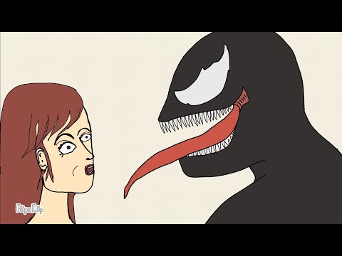 Venom possess a girl in to she venom #flipaclip