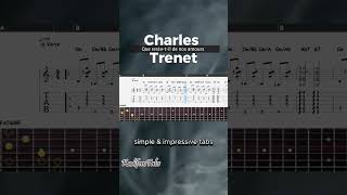 Que reste-t-il de nos amours Guitar Tutorial Tabs