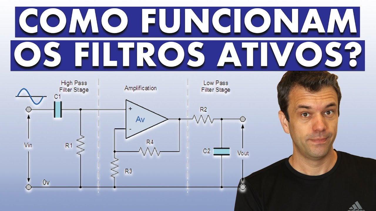 O que são FILTROS ATIVOS? Filtros com Amplificador Operacional | Filtros Passa Baixa, Faixa e Alta