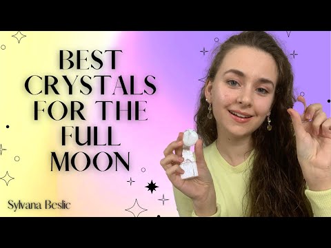 Best Healing Crystals for Full Moon Practices and Rituals 🌙✨ (Lunar Living for beginners)