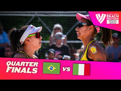 Ana Patrícia/Duda vs. Gottardi/Menegatti - Quarter Finals Highlights Gstaad 2023 #BeachProTour