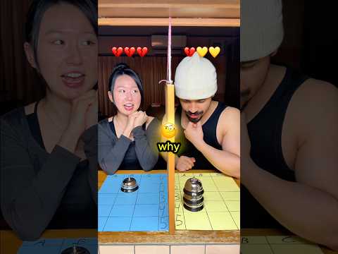 He thought he could outsmart me 🤭 #couplechallenge #bellship #gamenight