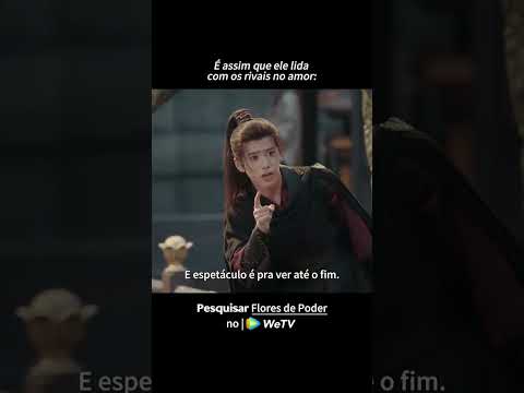 Essa é a estratégia dele para enfrentar os rivais no amor.💖#FloresdePoder em exibição na #WeTV