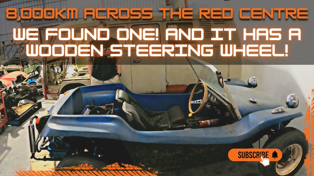 61 year old buggy with a wooden steering wheel is all you need to cross the desert! Hopefully;)