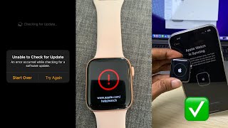 How Apple Watch Error Software Fix Done ✅  100%