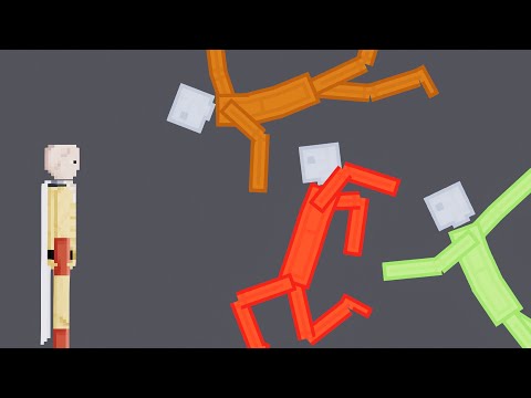 Saitama vs Androids Fighting - People Playground 1.22.3