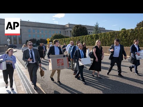 Journalists exit the Pentagon rather than agree to new reporting rules