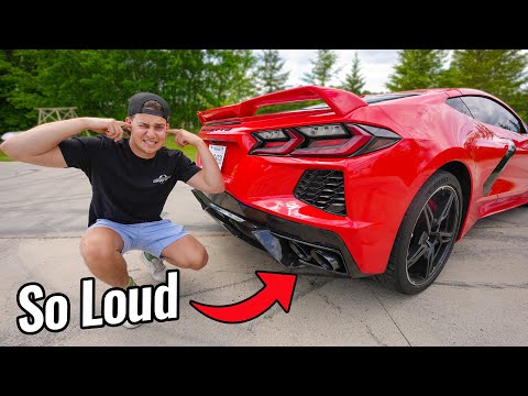 Straight Piping my C8 Corvette