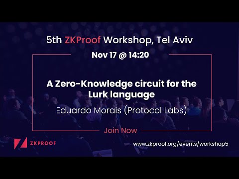 A Zero-Knowledge circuit for the Lurk language - Eduardo Morais (Protocol Labs)