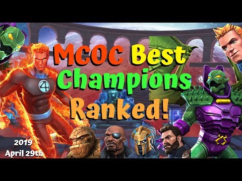 MCOC Best Champions Ranked! Offensive Tier List! Human Torch/Annihilus! - MCOC