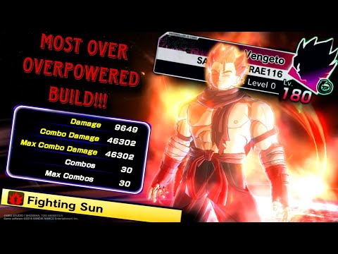 FIGHTING SUN MAKES THIS LVL 180 SSG MALE SAIYAN BUILD THE BEST IN THE GAME.|DRAGON BALL XENOVERSE 2 