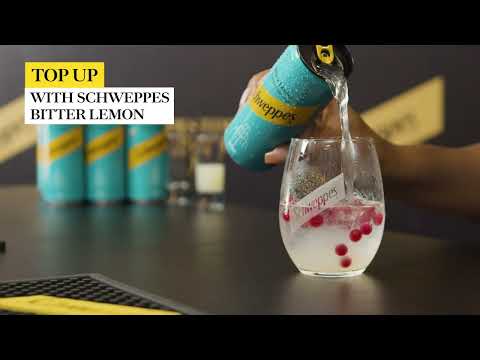 How To Make A Schweppes Bitter Lemon & Gin Mix​