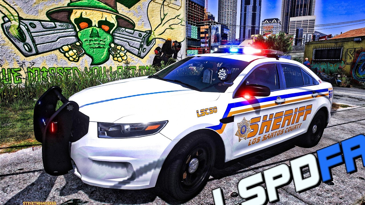 🚨 GTA 5 LSPDFR | Harris County Sheriff City Patrol | Intense Urban Policing!