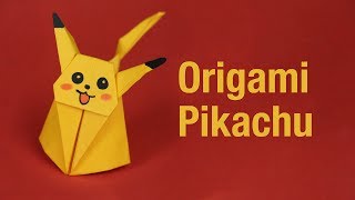 How to make Origami Pikachu Step by Step | Origami Pikachu Tutorial | Pokémon DIY Project | 92Crafts