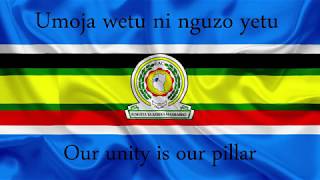 East African Anthem English &amp; Swahili lyrics &quot;Jumuiya Afrika Mashariki&quot;
