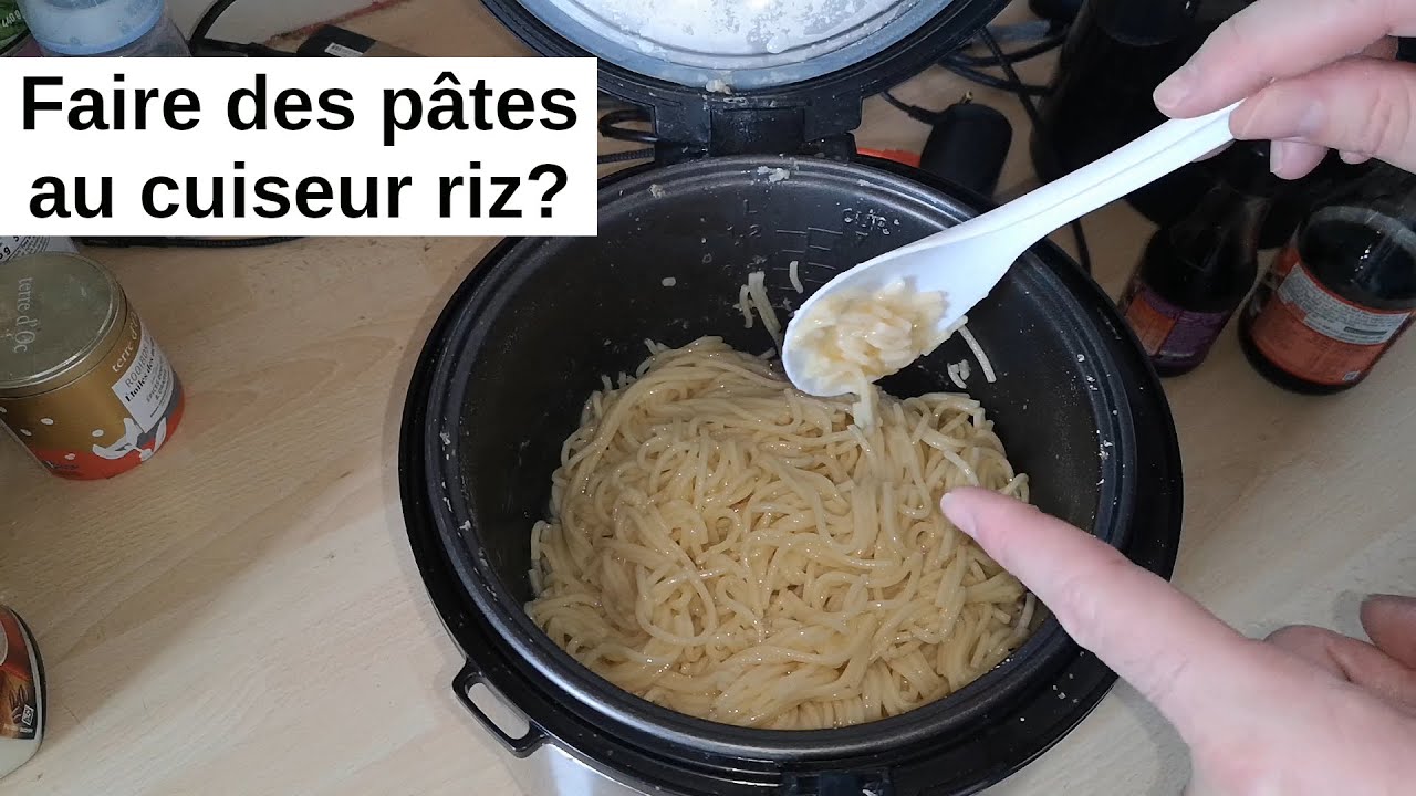 Peut-on faire cuire des pâtes dans un cuiseur riz (autocuiseur premier prix)