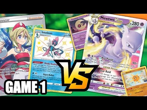 Inteleon Box ft. Palkia & Urshifu VS Mewtwo VSTAR Rocks - GAME 1 | Training Grounds TCG battle